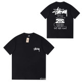 Cross-border trendy brand 230 GSM short-sleeve T-shirt, high-quality seamless tubular fabric, foreign trade cross-border half-sleeve