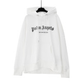 Wholesale cross-border trendy brand palm black and white decapitated bear embroidered hoodie for men and women, casual loose-fitting sweatshirt jacket