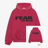Cross-border autumn and winter FOG loose casual letter print unisex high street hooded sweatshirt basic trendy sweatshirt