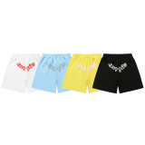 Summer new model Sp555der European and American trendy brand high street spider letter loose sports shorts for men and women