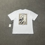 Cross-border foreign trade Aime classic letter print landmark building round neck loose-fitting unisex couple short-sleeve T-shirt trendy