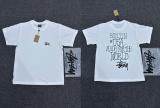 New cross-border men's and women's short-sleeve T-shirts, summer men's loose 230g heavy silk screen printed T-shirts