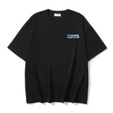 25ss high-quality OFF OW trendy high street arrow print summer short-sleeve casual loose T-shirt for men and women couples