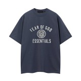 FOG ICON Spring/Summer New Double Row Dopamine Letter Short Sleeve Unisex High Street T-Shirt
