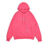 25ss high-quality Sp555der trendy high street style rhinestone embossed letter spider web hoodie for men and women
