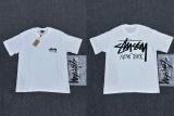 New cross-border men's and women's short-sleeve T-shirts, summer men's loose 230g heavy silk screen printed T-shirts