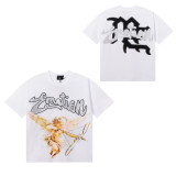 American-style alien print summer round-neck unisex loose casual short-sleeve T-shirt cross-border print short-sleeve collection
