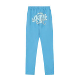 SynaWord American Style Loose Sweatshirt Hoodie Sweatpants Y2K Unisex Trendy Hip-Hop Street Couple Casual Set
