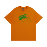 Original brand spring/summer new trendy brand STU classic cruiser print letter unisex short-sleeve shirt available for dropshipping