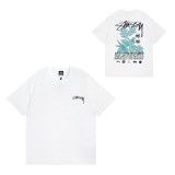 Dropshipping trendy brand short-sleeve T-shirt with dice lettering, basic style, American-style couple's summer outfit