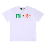 VLONE FOG short-sleeve Grim Reaper limited edition large V high street T-shirt, loose fit, printed, American style, JUICE WRLD collaboration tee