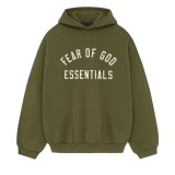 New autumn FOG ICON trendy brand fleece-lined double-letter print crew neck sweatshirt casual unisex hoodie