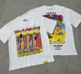 High-end COUGH SYRUP English slogan trendy hip-hop short-sleeve West Coast hip-hop rap co-branded T-shirt for men