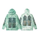 25ss cross-border American fashion Who decides war new American high street embroidered full-floral jacket PU leather jacket for men
