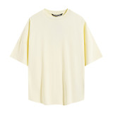 Palm Angels trendy high street letter print short-sleeve batwing sleeve loose-fit pure cotton unisex T-shirt