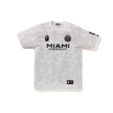 BAPE X Miami International MIAMI co-branded camouflage unisex short-sleeve sports T-shirt trendy brand