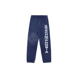 25ss cross-border foreign trade Sp555der American-style trendy brand foam letter full rhinestone hoodie sweatshirt and pants for men and women