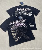 Cross-border American Hell Star niche trendy brand retro print casual loose round-neck short-sleeve T-shirt