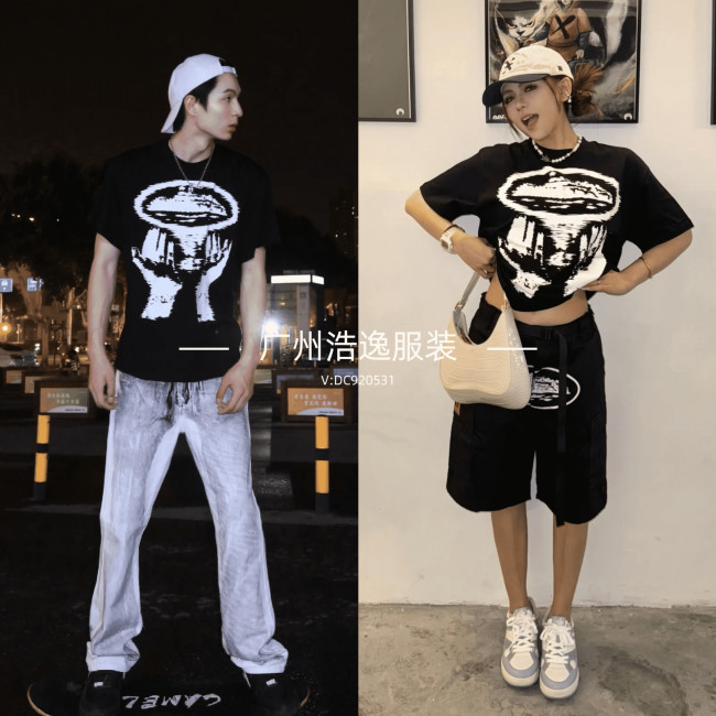 Cross-border wholesale Corteizz short-sleeve American streetwear brand high street European and American style hip-hop casual men's T-shirt