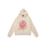 25ss cross-border foreign trade Sp555der American-style trendy brand foam letter full rhinestone hoodie sweatshirt and pants for men and women