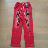 Autumn Hell Star New European and American Trendy Brand Washed Vintage Hoodie for Men, Women, Teenagers, and Couples