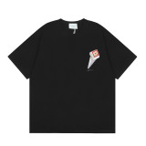 Cross-border summer new trendy Casablanca short-sleeve letter logo printed unisex T-shirt