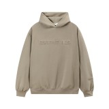 FOG Essentials heavyweight high street fashion brand hooded sweatshirt with fleece lining for autumn and winter, suitable for couples, men and women