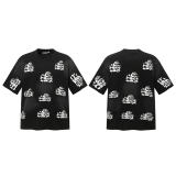 New Hellstar high-quality vintage washed loose-fit short-sleeve T-shirt for men