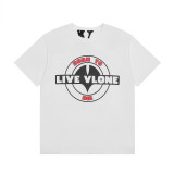 VLONE FOG short-sleeve Grim Reaper limited edition large V high street T-shirt, loose fit, printed, American style, JUICE WRLD collaboration tee
