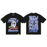 Cross-border American fashion brand THAT'S COUGH street print loose casual couple's T-shirt high quality
