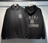25ss cross-border foreign trade high-quality AMI American streetwear brand loose-fit printed hooded unisex sweatshirt wholesale