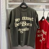 New European and American trendy brand CPFM reborn classic foam letter high street loose-fit casual short-sleeve T-shirt for couples, men and women