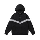 Trapstar's new rainbow gradient letter tiger head embroidery unisex hooded sports sweatshirt and jogger pants set