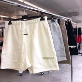 European and American FOG sub-line ESSENTIALS reflective shorts, trendy loose casual drawstring high street shorts