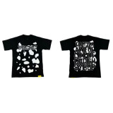 25ss high street fashion brand COUGH SYRUP American-style T-shirt, casual loose short-sleeve summer unisex base shirt