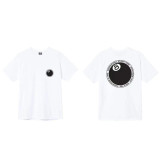 Dropshipping trendy brand short-sleeve T-shirt with dice lettering, basic style, American-style couple's summer outfit