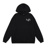 25ss cross-border foreign trade high-quality AMI American streetwear brand loose-fit printed hooded unisex sweatshirt wholesale