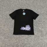 ADWYSD Full Series Sun Scroll Letter Print Casual Loose High Street Couple Short Sleeve T-Shirt for Men and Women, Foreign Trade
