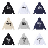 Original brand STUSI hoodie, new autumn and winter style, letter dice black eight, hooded couple's outfit