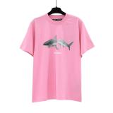 Popular cross-border e-commerce brand Palmt: New summer short-sleeve T-shirt with round neck, letter print, unisex, loose fit, European and American style