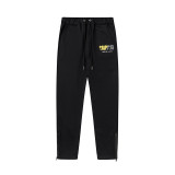 Trapstar's new rainbow gradient letter tiger head embroidery unisex hooded sports sweatshirt and jogger pants set