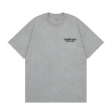 ss FOG ESSENTIALS American fashion brand loose high street embossed casual short-sleeve T-shirt for both men and women