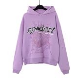 Trendy Hip-Hop Singer Foil Letter 555555 Couple's Hoodie, Casual Loose Pink Sweatshirt, Unisex