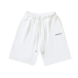 High-quality OFF-WHITE American streetwear brand brushed graffiti arrow shorts, summer casual shorts for men and women