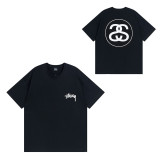 Dropshipping trendy brand short-sleeve T-shirt with dice lettering, basic style, American-style couple's summer outfit