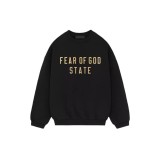 New high street autumn and winter fleece hoodie for men and women, American style trendy pants, FOG ICON hooded sweatshirt heavy weight set