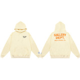 New autumn and winter G D letter logo printed fleece-lined casual loose-fitting hooded sweatshirt for both men and women