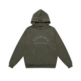 New autumn and winter FOG ICON sub-line logo letter crew neck pullover sweatshirt, unisex fleece hoodie
