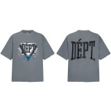 GALLERY DEPT TIDE trendy brand classic letter slogan LOGO gradient print short-sleeve T-shirt unisex