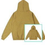FOG Essentials heavyweight high street fashion brand hooded sweatshirt with fleece lining for autumn and winter, suitable for couples, men and women